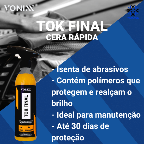 Carnaúba Tok Final Cera de Manutenção em Spray 500ml