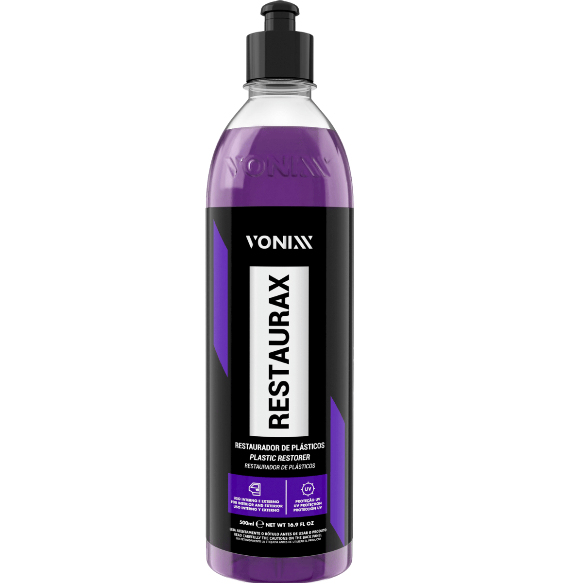 Restaurax Restaurador de Plásticos Interno e Externo 500ml
