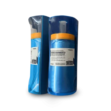 FILME PLÁSTICO PARA MASCARAMENTO C/ FITA CREPE E DISPENSER